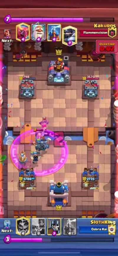 Monk with his ability activated survives the insta death from tiebreaker