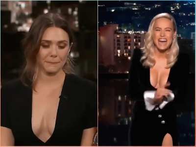 Cleavage : Elizabeth Olsen or Brie Larson