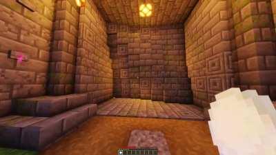 Another smooth door I made... approximately 1200 command blocks in vanilla Minecraft
