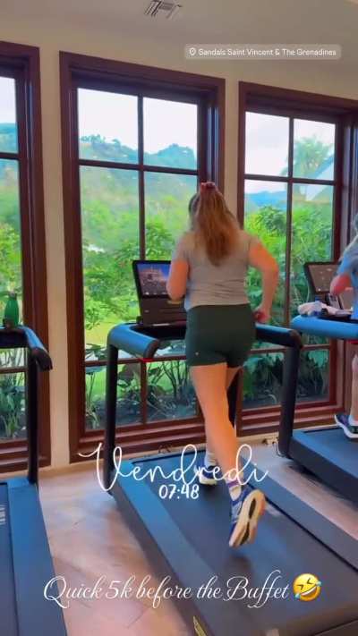 Kelly at the gym, February 2025