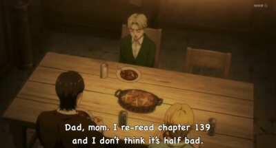 Zeke, Dina, and Grisha discuss the ending