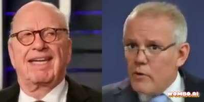 Leaked footage of Prime Minister Scott Morrison meeting with Rupert Murdoch through Zoom.