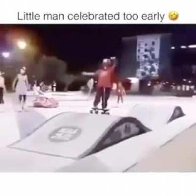 Got a little bit to cocky