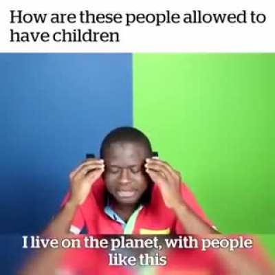 I really like his reaction after each question.