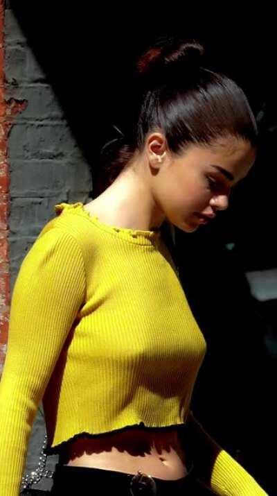 Yellow sweater