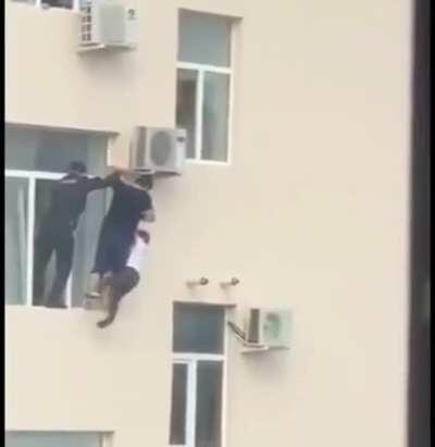 Tetrapod being placed in its natural habitat