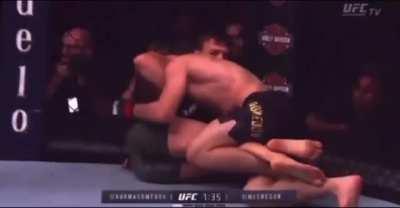 The only loss in Khabib’s career
