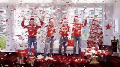 Seb and Kimi wish you a Merry Christmas