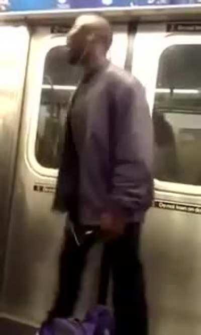 JAY-Z and Kanye performing on a Subway (Circa 2011)
