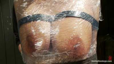 Mummification of a big tit painslut