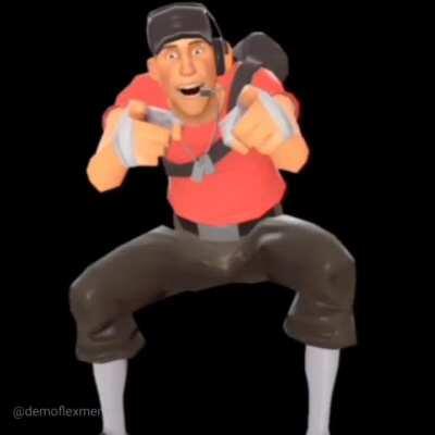 Scout goes insane after watching too many Among Us memes.