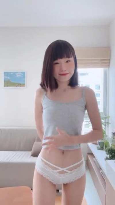 the ways those panties fit her!