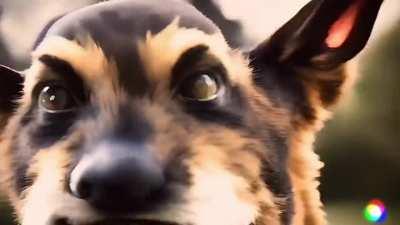 Canine Nightmare, text to video, runway gen-2