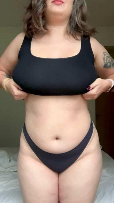 If you have a beard I'd like to drop my titties on your face