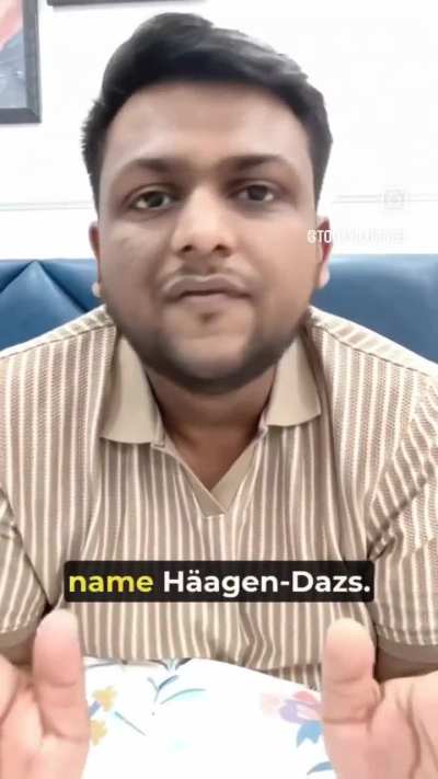 Aaj maine jana the meaning behind Haagen dazs ice cream brand name