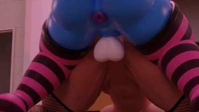 Two bitch bunnies fuckin' (animation is from me)