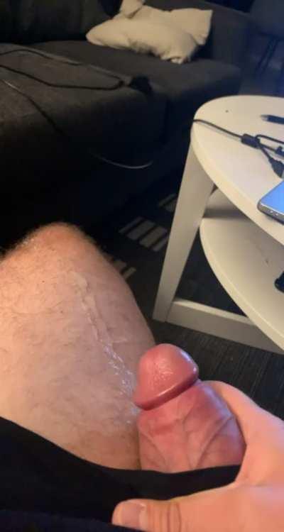 Frenulum stimulation does the trick on my cock every time
