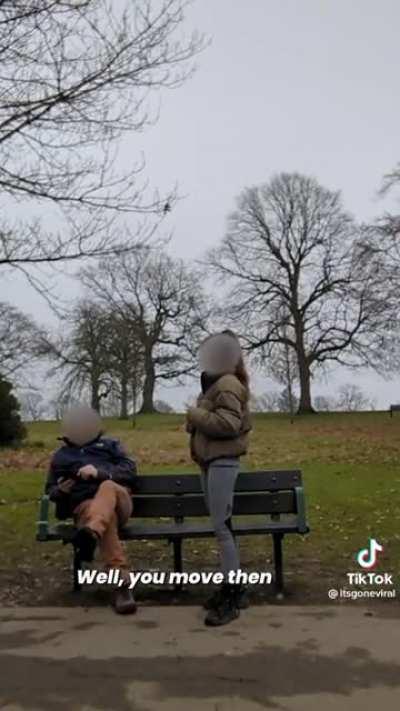 to get a Chad to move from a bench