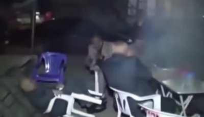 let me just light a firework on this table