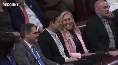 Rep. Matt Gaetz votes for Donald Trump for Speaker of the House