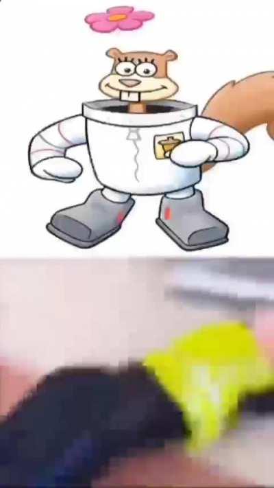 Loser sandy cheeks cock vore