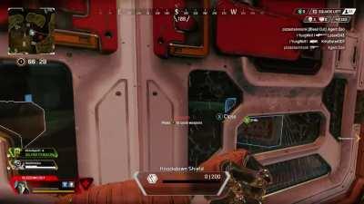 This poor soul hasn’t discovered you can break doors yet