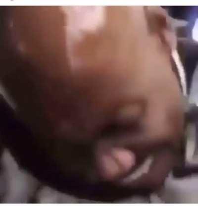 Why he hit unc wit the alcohol