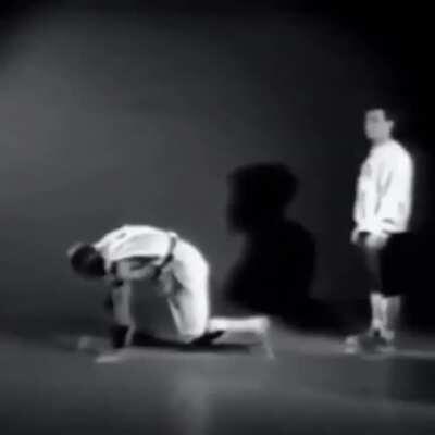 Original footage used to animate the first Mortal kombat game