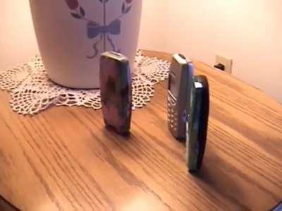 Phones dancing to Tchaikovsky