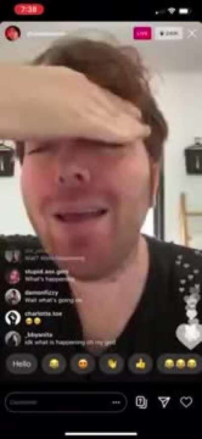 Grown adult Shane Dawson throws a tantrum on Instagram live in reaction to Tati Westbrook's video