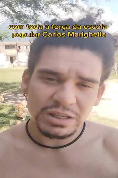 Ocupação Carlos Marighella, em Santa Catarina, oferece aulas de educação ambiental e direito para população. Breve reforço escolar.