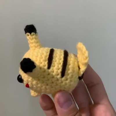 [OC] made a Pikachu bean