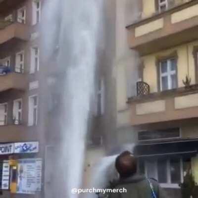 When you pee with a boner...