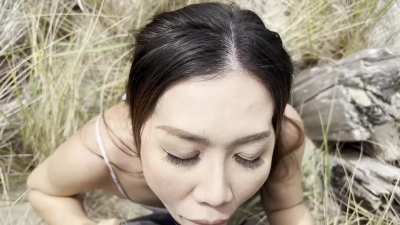 What would be the first thing you say if I randomly sucked your cock