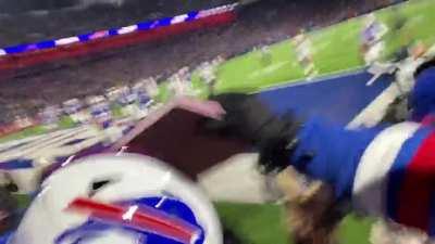 View from the stands: Tommy Doyle catches first career TD and leaps into the crowd