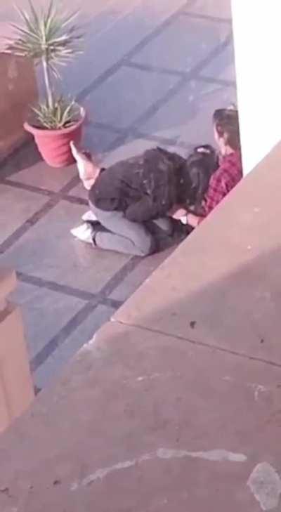 NSFW Indian Girlfriend giving blowjob caught