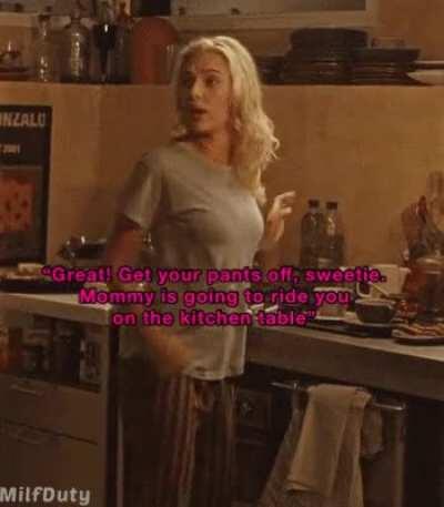 Mommy Scarlett rides me before school so that I could focus better in classes