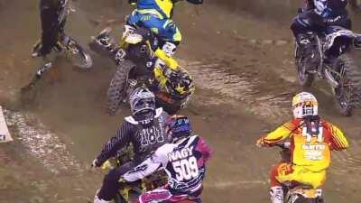 Ivan Tedesco Dragged by Legs Across Track