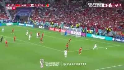 Arab commentator when the ball was too long for Bruno