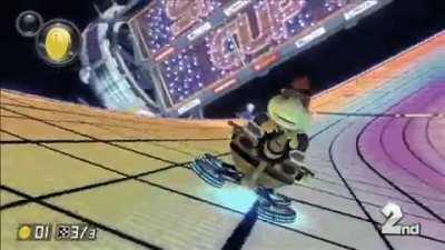 When his nephew keeps crushing him on Mario Kart