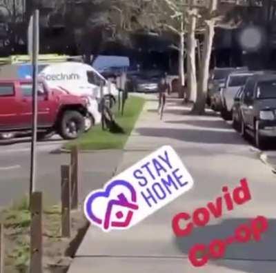 Football but with no equipment and your opponents are cars.