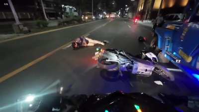 Accident sa Congressional Ave