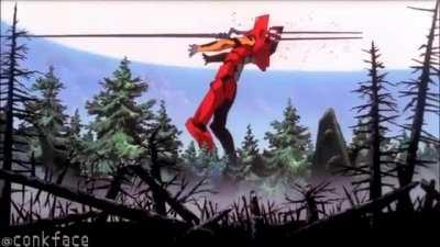 Evangelion meme.