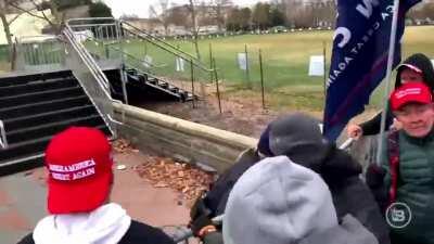 This speech and the freakout footage happened on the same day.