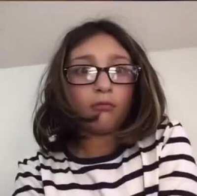 Girl breaks ipad with her new iPhone