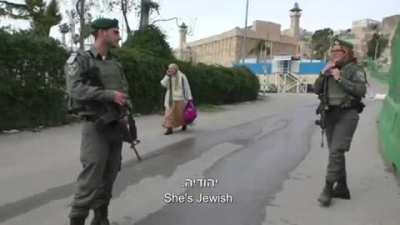 Apartheid:a policy or system of segregation or discrimination on grounds of race. This video suits the definition.