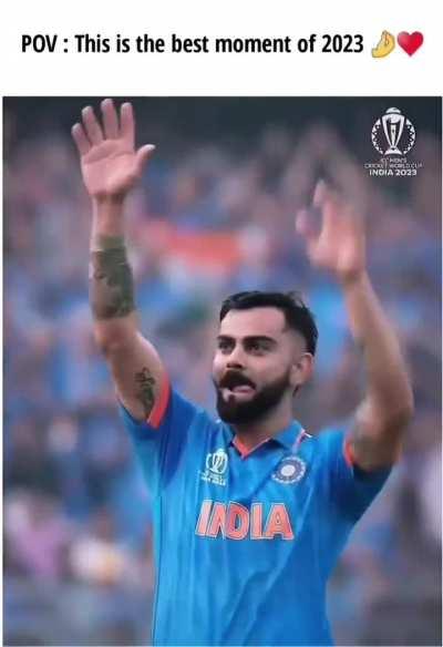 When Sachin stands to clap for you,means you're something special