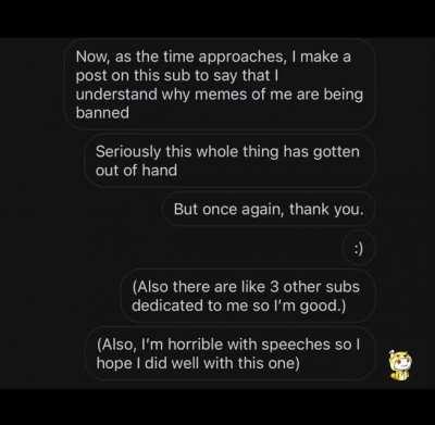 I’ll still be alive, just not here :’)