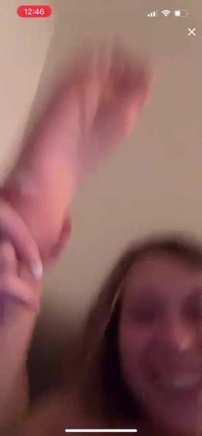 Was just live think she got banned nipple slips and was getting fucked