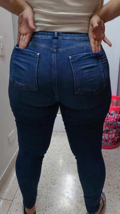 tight jeans   for today   imagine im walking in the street